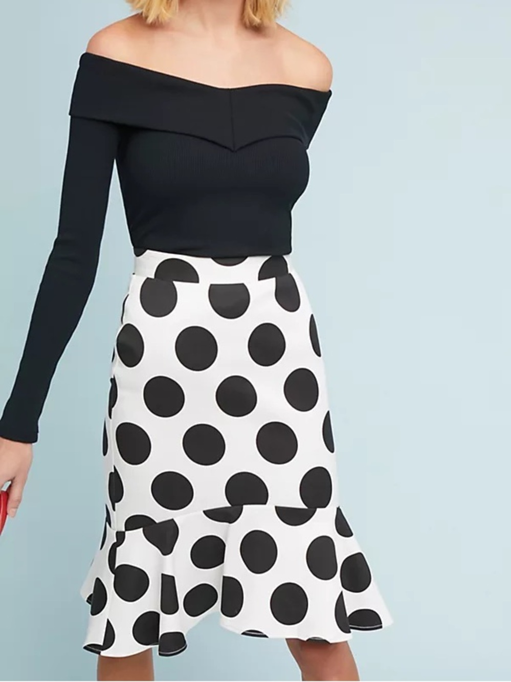 Maeve Anthropologie Maeve Retro Flounced Skirt